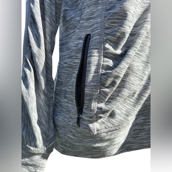 GGBlue Luxe Sport Gray Mesh Stretch Zip Jacket Women’s Md Tennis Golf Activewear - Picture 9 of 12